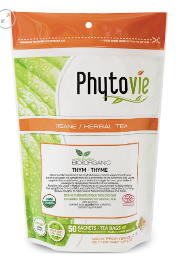 Tisane de Thym - Expectorant - Phytovie - 25 sachets